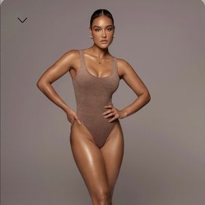 JLUXLABEL Chocolate McKey Tank Swimsuit One-Piece
